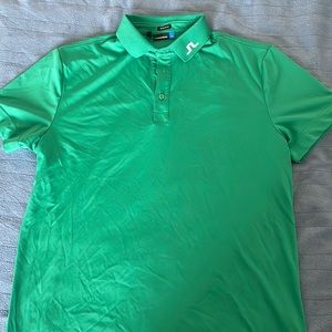 J lindeberg green polo